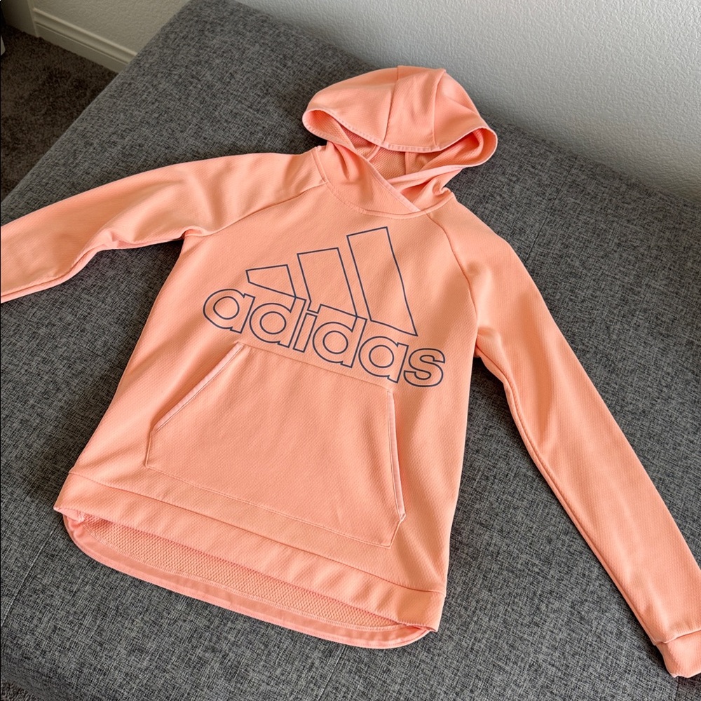 Adidas Coral Hoodie with Logo